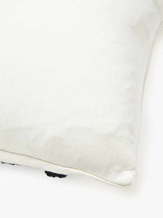 Vahid Embroidered Cotton Cushion Cover with a High-Low Texture