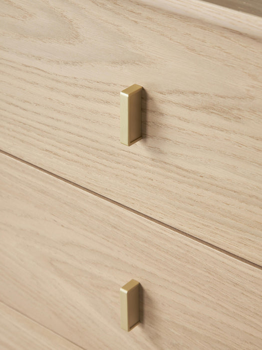 Oak Wood Chest of Drawers Diana