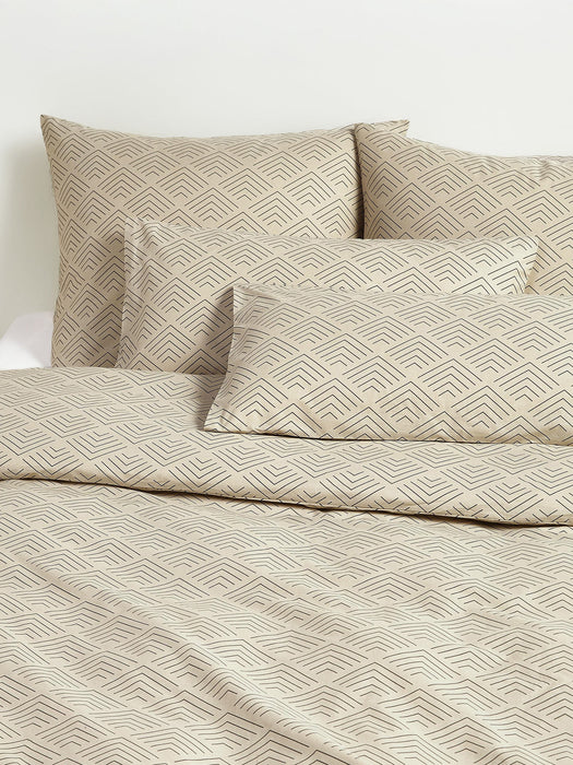 Milano Cotton Duvet Cover with Graphic Pattern