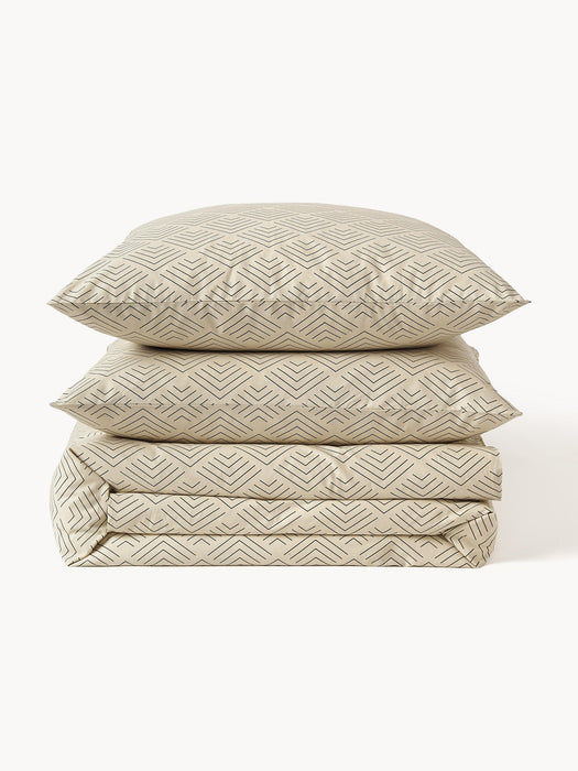 Milano Cotton Duvet Cover with Graphic Pattern