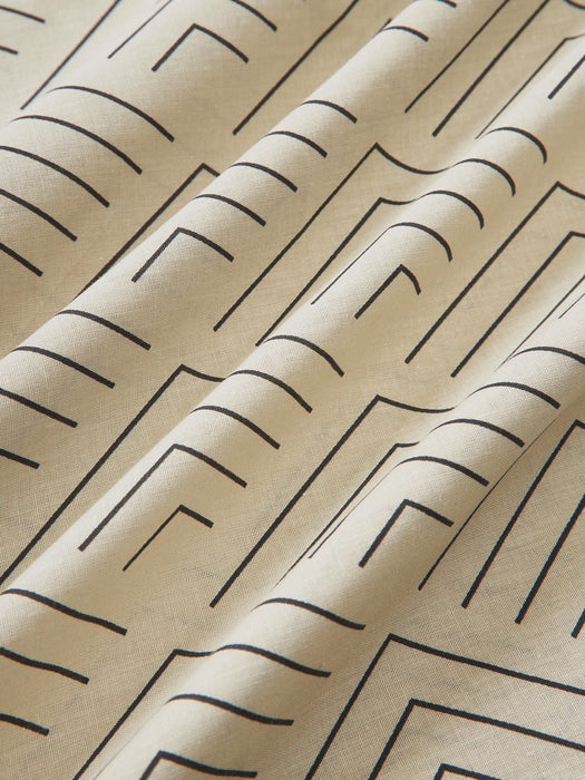 Milano Cotton Duvet Cover with Graphic Pattern