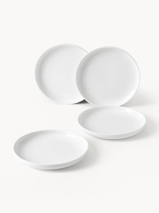 Porcelain Dinner Plates Nessa Set of 4