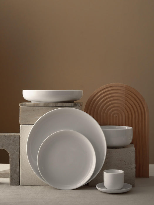 Porcelain Dinner Plates Nessa Set of 4