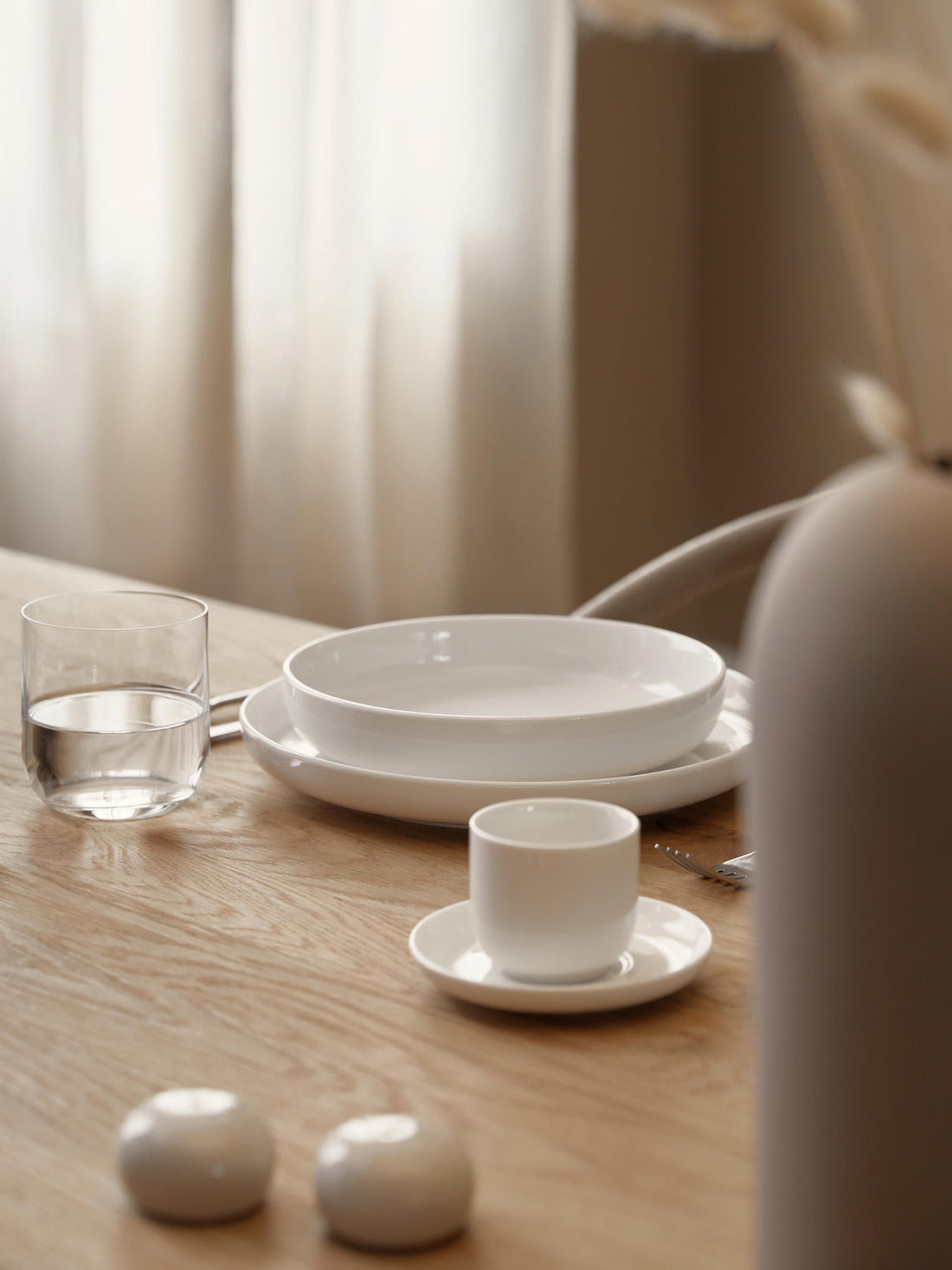 Nessa Porcelain Dinner Plates, Set of 4