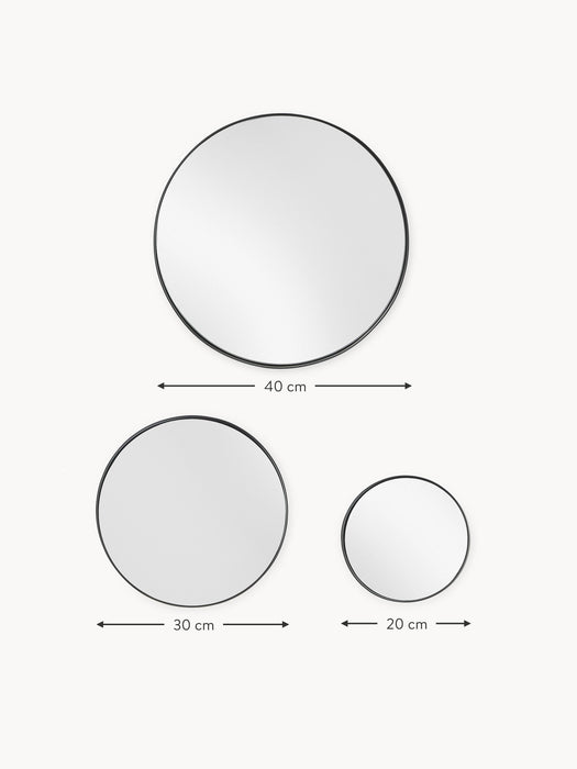 Round Wall Mirrors Lacie Set of 3