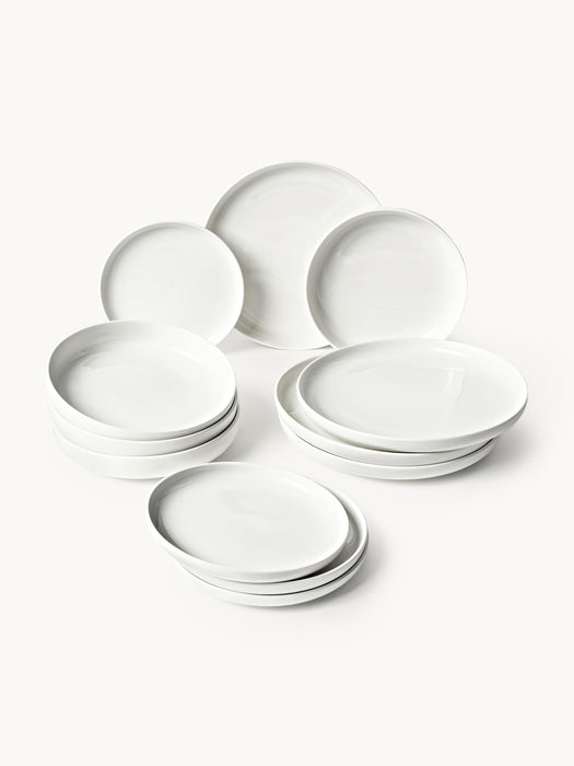 Porcelain Tableware Set Nessa 4 People Set of 12