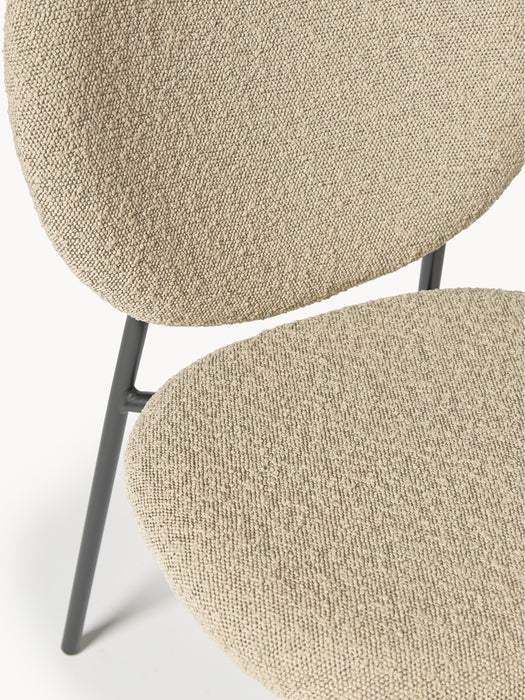Upholstered Boucl Dining Chairs Ulrica Set of 2