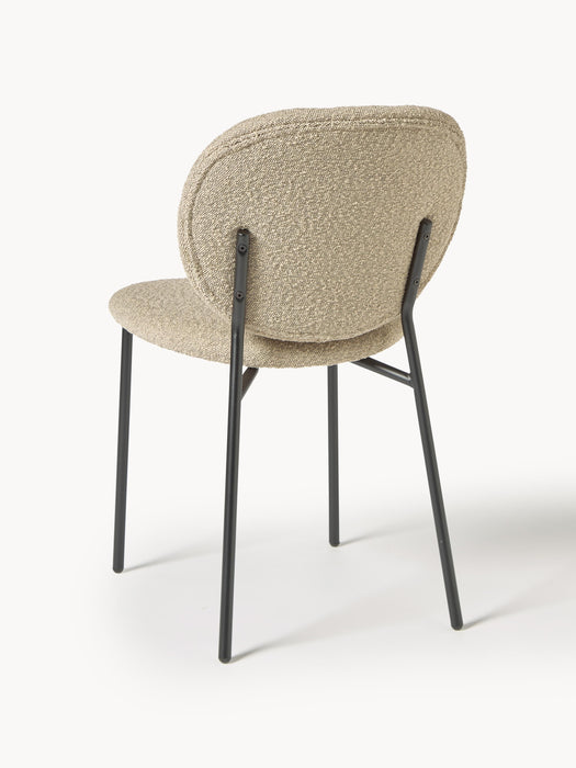 Upholstered Boucl Dining Chairs Ulrica Set of 2
