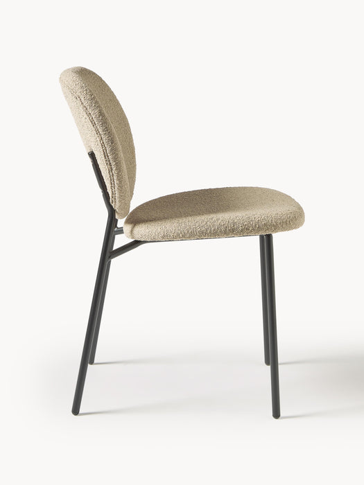 Upholstered Boucl Dining Chairs Ulrica Set of 2