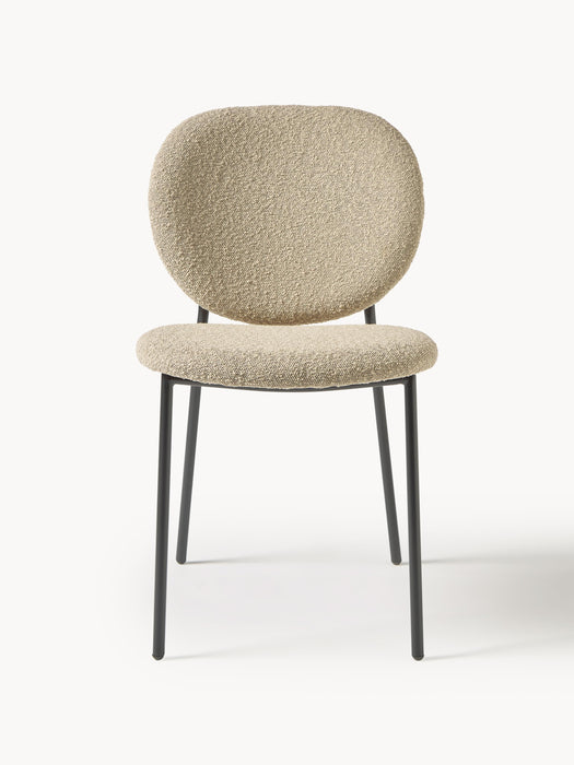 Upholstered Boucl Dining Chairs Ulrica Set of 2