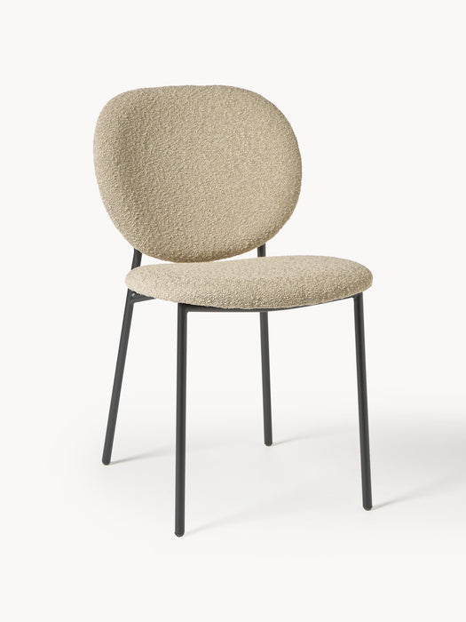 Upholstered Boucl Dining Chairs Ulrica Set of 2