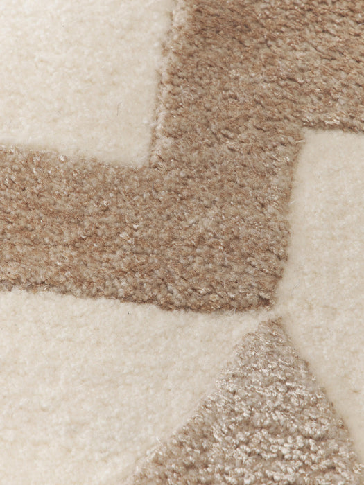 Corin High-Low Wool Rug, Hand-Tufted