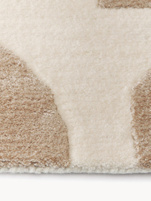 Corin High-Low Wool Rug, Hand-Tufted