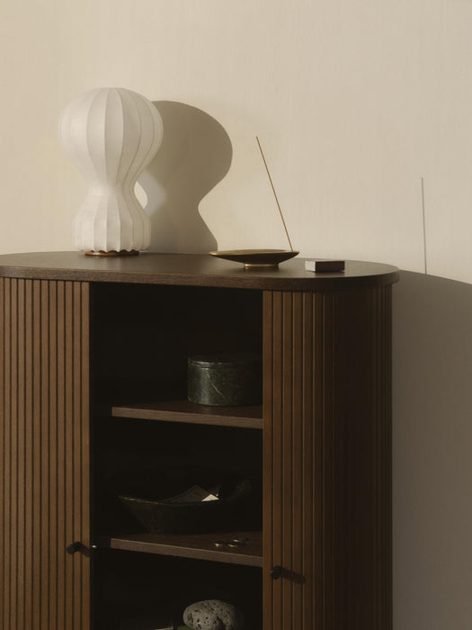 Highboard Calary with Fluted Front