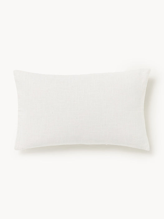 Terre Hand-Woven Cushion Cover with Decorative Seam