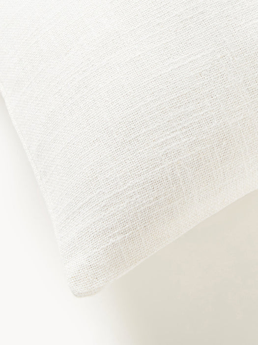 Terre Hand-Woven Cushion Cover with Decorative Seam