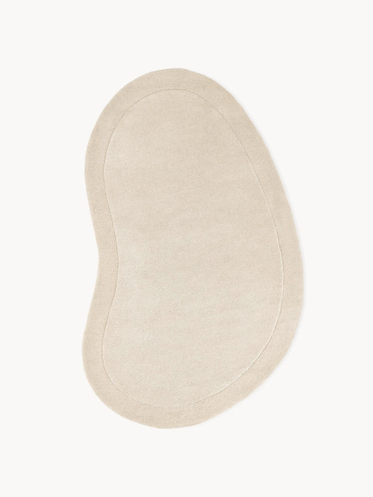 Organic-Shaped Hand-Tufted Wool Rug Kadey