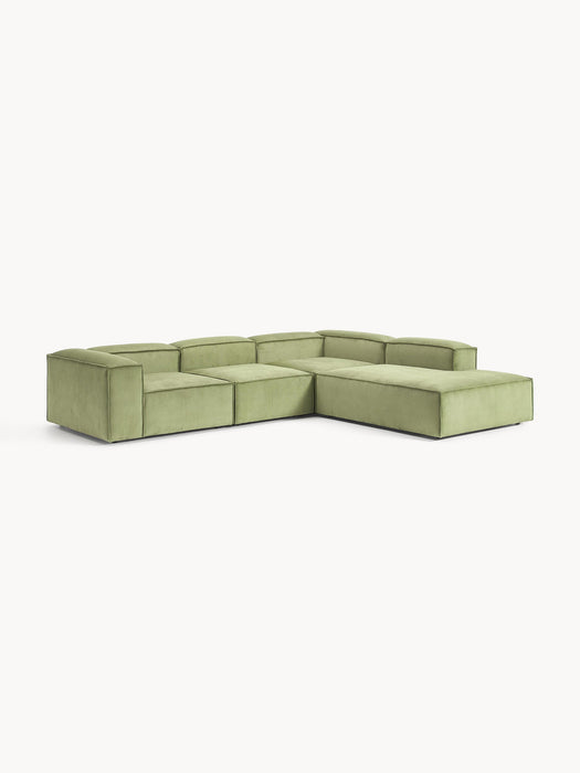 Lennon Corduroy Modular Corner Sofa (4-seater)