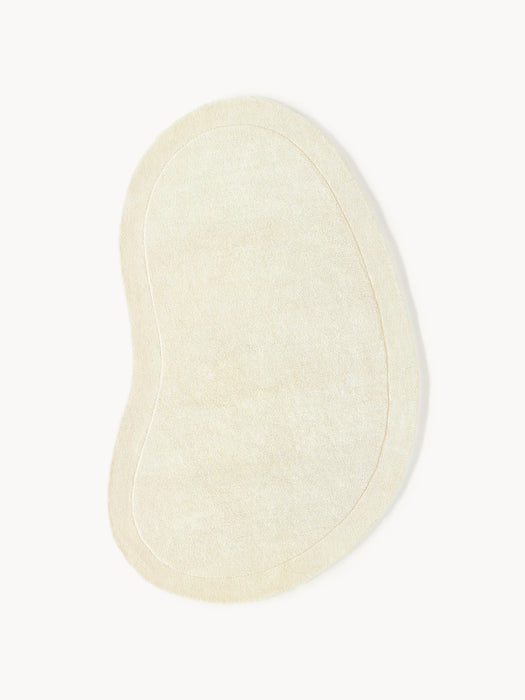 Organic-Shaped Hand-Tufted Wool Rug Kadey