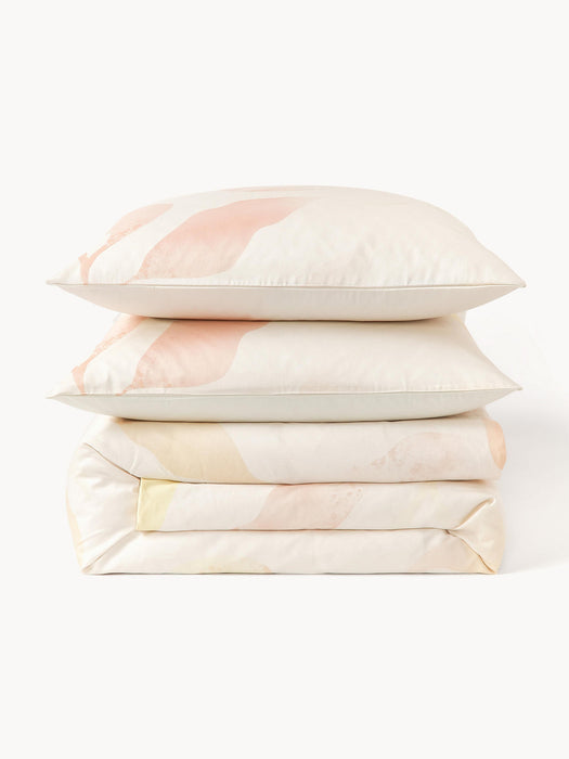 Marino Cotton Sateen Duvet Cover with Floral Print