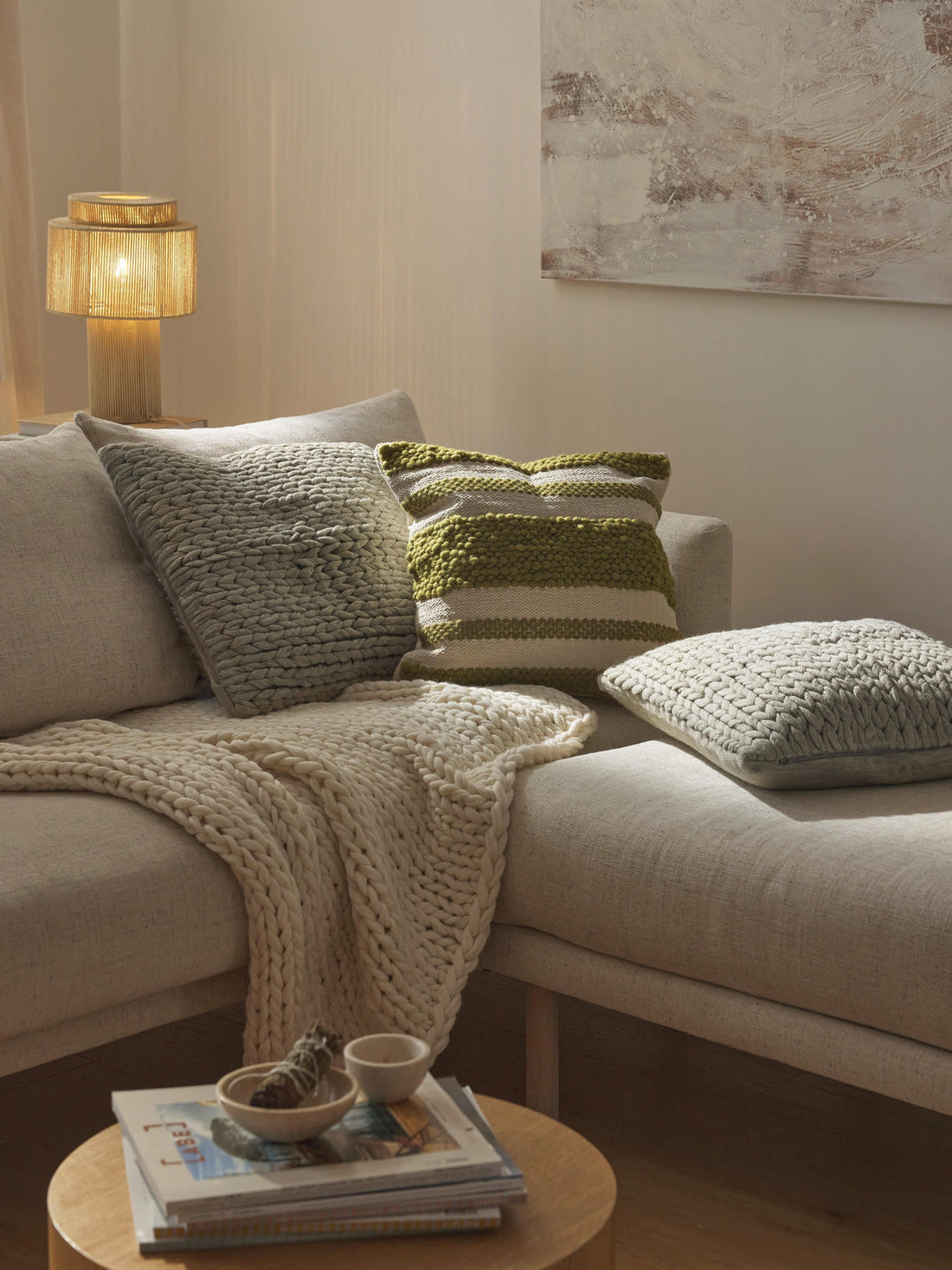 Adyna Handmade Chunky Knit Cushion Cover