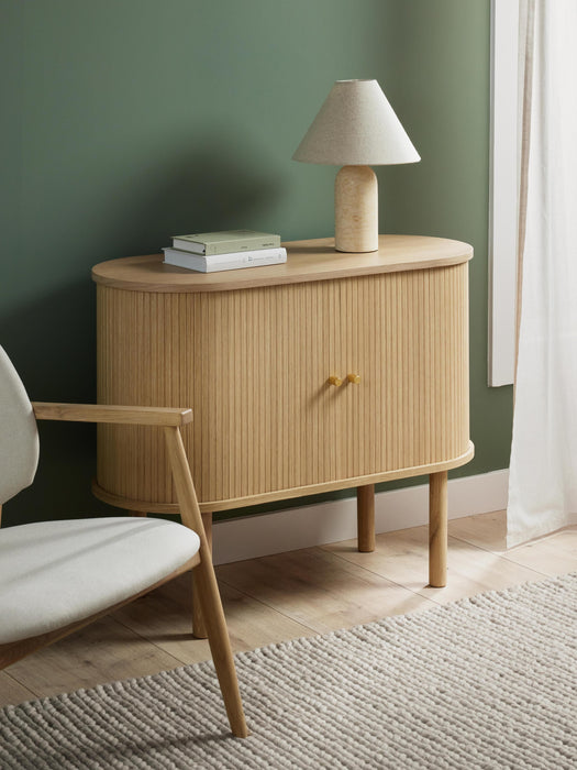 Small Sideboard Calary with Fluted Front