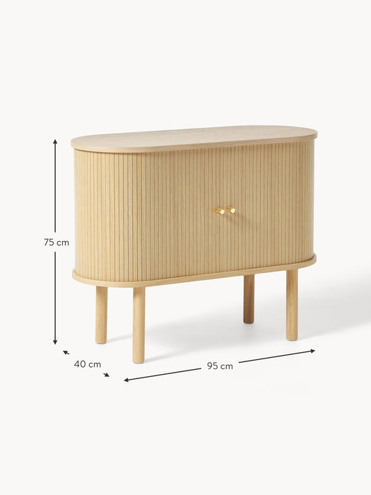 Small Sideboard Calary with Fluted Front
