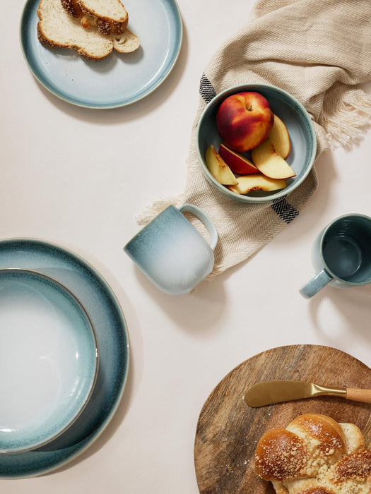 Havana Soup Plates with Reactive Glaze, Set of 4