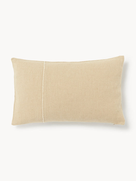 Terre Hand-Woven Cushion Cover with Decorative Seam