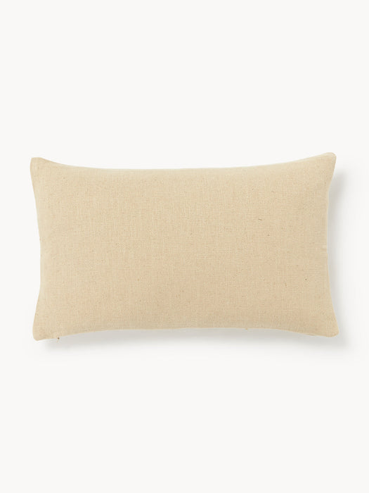 Terre Hand-Woven Cushion Cover with Decorative Seam