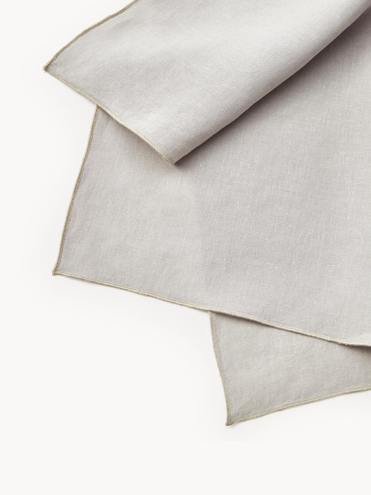 Linen Napkins Kennedy with Decorative Edging Set of 4