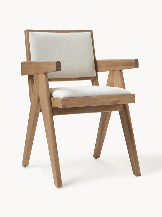 Upholstered Dining Chair Sissi with Armrests