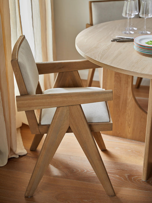 Upholstered Dining Chair Sissi with Armrests