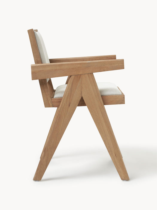 Upholstered Dining Chair Sissi with Armrests