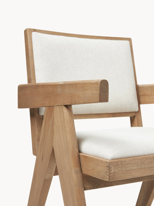 Upholstered Dining Chair Sissi with Armrests