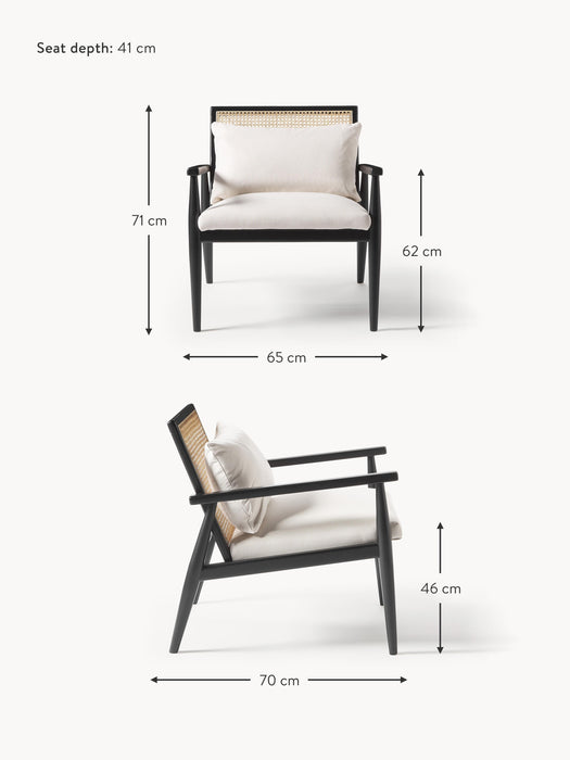 Birch Wood Lounge Chair Manuell
