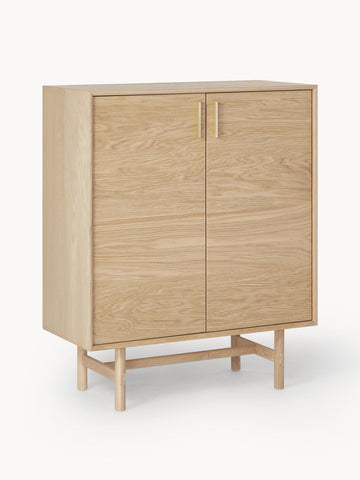Diana Oak Wood Highboard