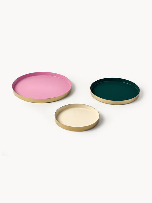 Tavi Decorative Trays, Set of 3