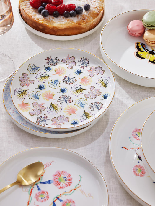 Breakfast Plates Flamboyant Set of 4