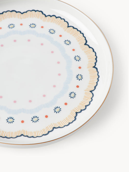 Breakfast Plates Flamboyant Set of 4