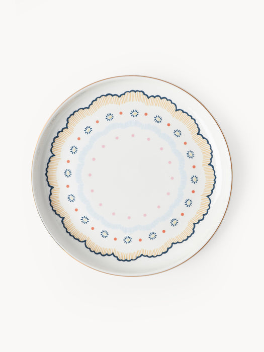 Breakfast Plates Flamboyant Set of 4