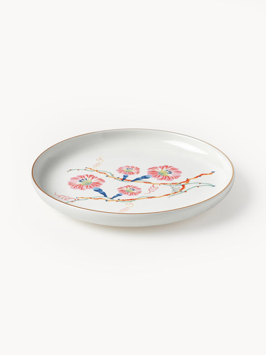Breakfast Plates Flamboyant Set of 4