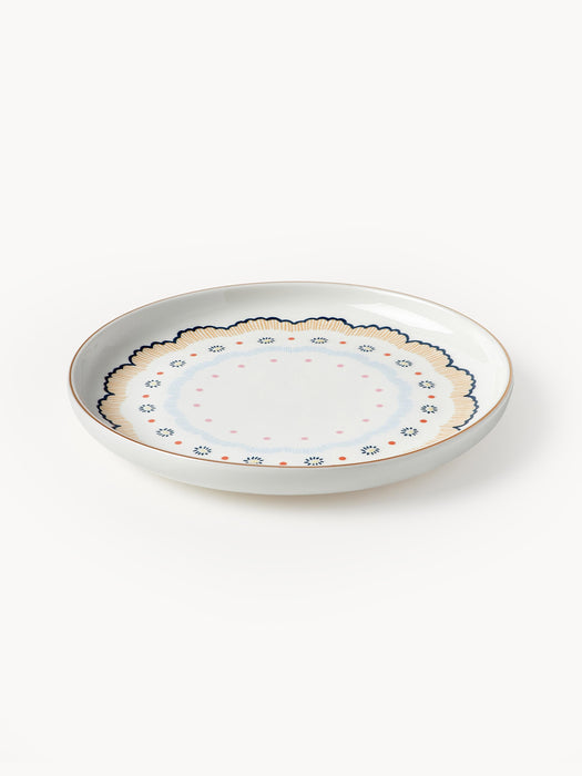 Breakfast Plates Flamboyant Set of 4