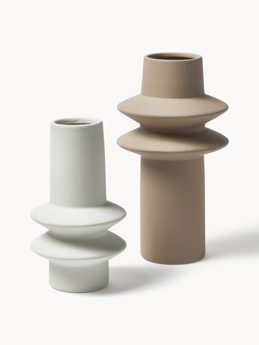 Earthenware Vases Isen Set of 2