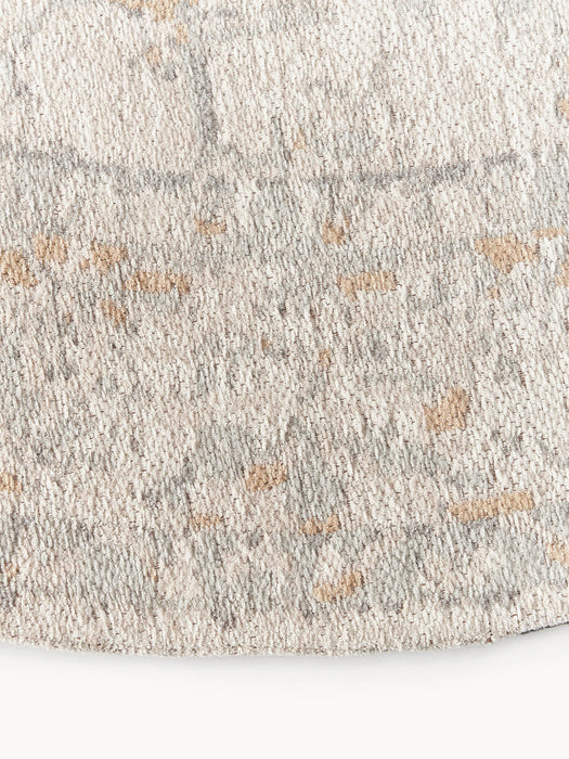 Loire Round Hand-Woven Chenille Rug