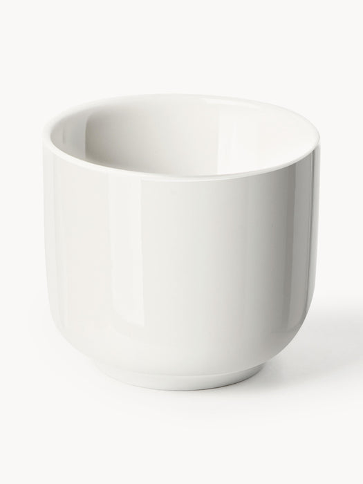 Porcelain Espresso Cups Nessa with Saucers Set of 4