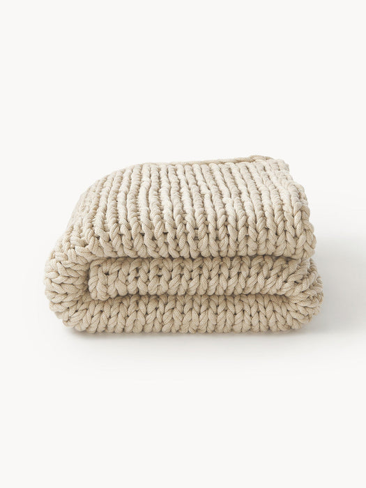 Adyna Handmade Chunky Knit Blanket