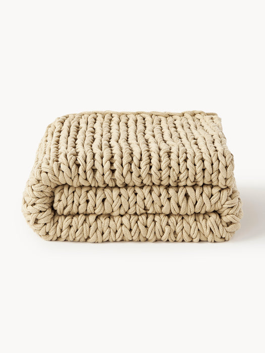 Handmade Chunky Knit Blanket Adyna
