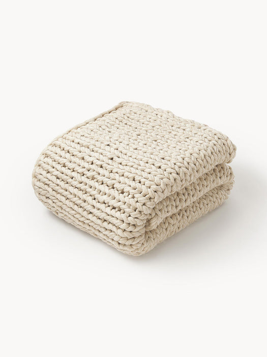 Adyna Handmade Chunky Knit Blanket