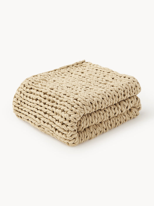 Handmade Chunky Knit Blanket Adyna
